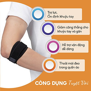 Đai quấn khuỷu tay loại vừa Phiten metax elbow band middle AP246003/AP246004/AP246005