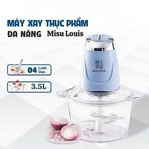 Máy Xay Thịt Đa Năng 500W, 4 Lưỡi Dao, Dung Tích 3.5L – Xay Nhanh, Tiện Lợi - HÀNG CHÍNH HÃNG MINIIN