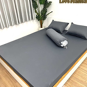 Ga chống thấm trơn 1 màu Xám vải Cotton mềm mại thoáng mát chính hãng