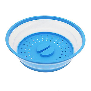 Plastic Microwave Food Cover Vented Splatter Protector Lid Safe Vent Yellow