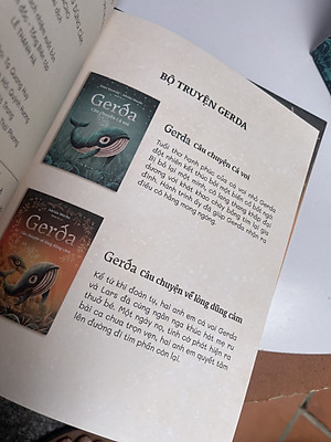 [Tái bản 2024 - bìa dẻo ] GERDA CÂU CHUYỆN CÁ VOI – GERDA CÂU CHUYỆN VỀ LÒNG DŨNG CẢM - San Hô Books (combo 2 cuốn)