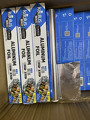 Giấy Bạc Nướng Thực Phẩm, Màng Nhôm Nướng Thịt, Bảo Quản Thức Ăn Nồi Chiên Không Dầu, Lò Nướng 30cmx5,10,20m - Hàng Chính Hãng MINIIN