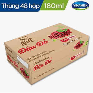 COMBO SỮA ĐẬU NÀNH VINAMILK SUPER NUT ĐẬU ĐỎ ÍT ĐƯỜNG 180ML