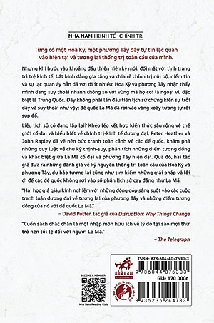Sách Tại Sao Các Đế Quốc Sụp Đổ - La Mã, Hoa Kỳ Và Tương Lai Của Phương Tây