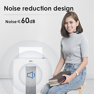 Máy Hủy Tài Liệu 16L Cao Cấp Deli - Máy Huỷ Giấy 16 Lít Phù Hợp Cho Bảo Mật Giấy Tờ Trong Doanh Nghiệp, Văn Phòng, Nhà Trường - Hàng Chính Hãng - ET051