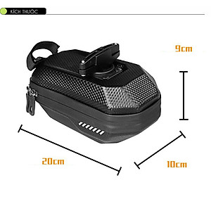 Túi Gắn Gác Yên Sau Xe Đạp Gác Yên Vân Carbon Cao Cấp Chất Liệu EVA MaiLee