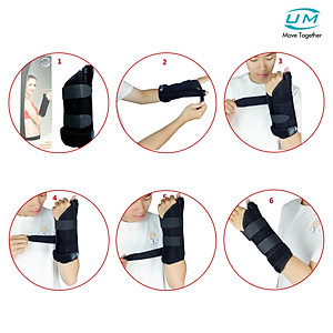 Nẹp ngón cái có ống cổ tay Dài United Medicare (G08)