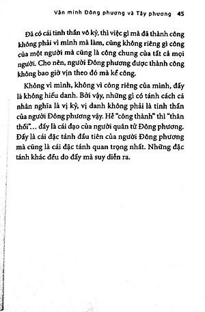 Văn Minh Đông Phương Và Tây Phương (Tái Bản)