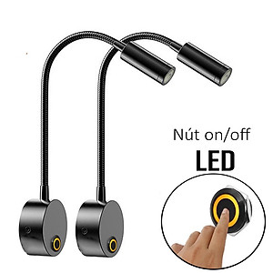 Đèn Led Đọc Sách Gắn Tường Đầu Giường 3W 220V - DW192