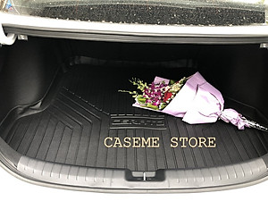 Lót cốp dành cho xe Kia Cerato 2019 - 2021 không mùi, chất liệu TPO cao cấp