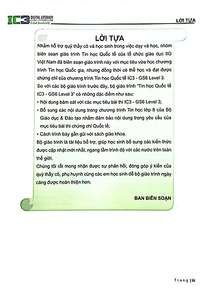 Tăng Cường Tin Học Quốc Tế - IC3 - GS6 Level 3 (Tái Bản 2024)