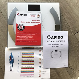 Cân sức khỏe và phân tích các chỉ số cơ thể Rapido RSF02-S