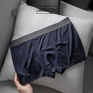 Quần lót nam, quần boxer nam cao cấp chất thun lạnh kháng khuẩn co giãn 4 chiều phong cách nam tính - BASIC
