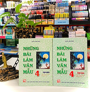 Sách - Những Bài Làm Văn Mẫu Lớp 4 - Combo 2 tập ( bộ kết nối tri thức )