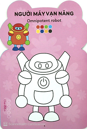 Sách Tô Màu Hoàng Tử Ếch - Thế Giới Robot