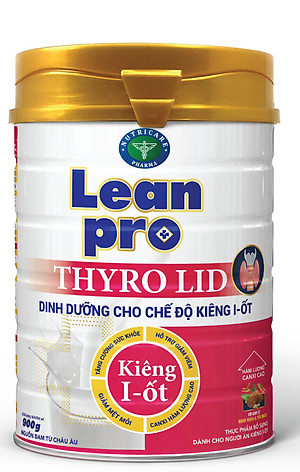 Leanpro Thyro LID 900G - DINH DƯỠNG CHUYÊN BIỆT CHO NGƯỜI KIÊNG I-ỐT