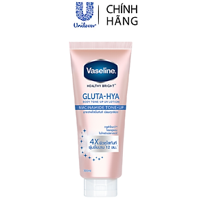 Vaseline Gluta-Hya Dưỡng Thể Nâng Tông Tức Thì Gấp 4 Lần 300ML