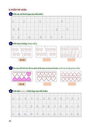 Phiếu bài tập cuối tuần Toán 1 - Biên soạn theo chương trình mới (Sách màu)