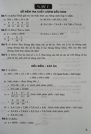 Giới Thiệu Các Dạng Đề Kiểm Tra Toán Lớp 6 (Dùng Chung cho Các bộ Sách Giáo Khoa Hiện hành)