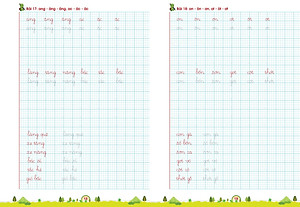 Combo Bé tập viết chữ nhỏ - Tập viết chữ 1 ly (Chữ hoa cỡ nhỏ, theo nhóm và Luyện viết chữ 1 ly)