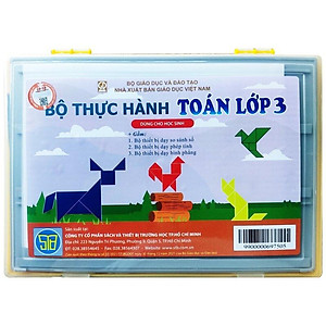 Bộ 2 Hộp Thực Hành Toán Lớp 3 Dùng Cho Học Sinh