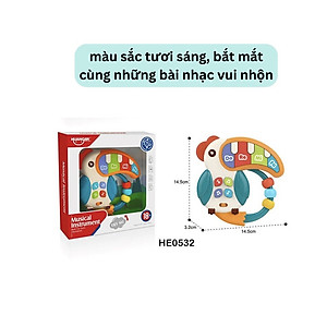 Đồ Chơi Âm Nhạc: Đàn Hình Con Vẹt Cho Bé - HUANGER HE0532