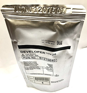 Bột từ Type 28: Dùng cho máy photocopy Ricoh 1900/ 2000/ 2001/ 2501/ 2851/ 2852/ 3351/ 3352. 3353 161/ 171/  201SP /  301SP / MP2001/ 2501/  MP 2014/ MP 2700 / MP 2701/ MP 2702 ( HA - Hàng nhập khẩu )