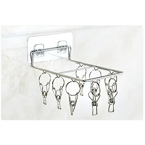 Miếng dán kệ nhà tắm, kệ góc trong suốt thay đổi vị trí mới