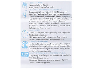 Sữa bột Wincofood Bonecare Calcimax+ 850g dành cho người từ 18 tuổi trở lên bổ sung canxi - Collagen và đường Isomalt phòng ngừa loãng xương, giúp chống lão hóa đẹp da và ngừa tiểu đường.