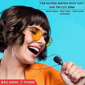 Tai nghe super bass kèm mic livestream RIBI KT02 - Thiết kế đeo vòng qua tai - Phù hợp nghe nhạc, chơi game, ghi âm, học online - Hàng chính hãng