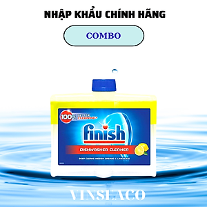 Dung dịch vệ sinh máy rửa bát Finish hương chanh 250ml 