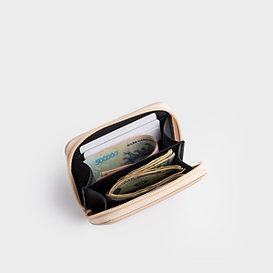 Ví Yuumy ( Thời trang nữ dáng ngắn cầm tay khóa kéo - Ví da Seasand YV99 )