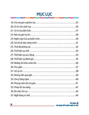 Sách 55 Cách Để Sử Dụng Tốt Ngôn Ngữ Cơ Thể