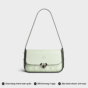 Túi Yuumy ( Thời trang nữ hình chữ nhật khóa cài kim loại size 23 - Túi đeo vai da Seasand YN234 )