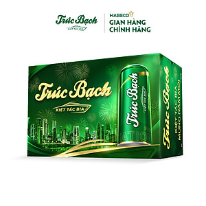 Combo 2 Thùng Bia Trúc Bạch - Thùng 24 lon 330ml - Phiên bản Tết 2026