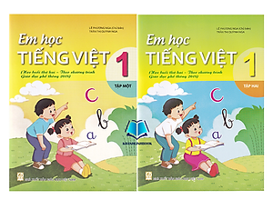 Sách - Combo Em học Tiếng việt 1 - Tập 1 + 2 (học buổi thứ 2- theo chương trình GDPT 2018)