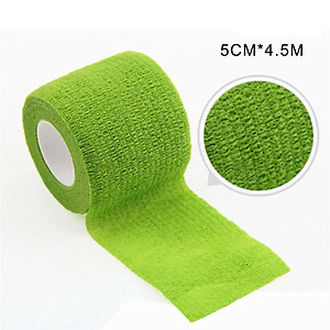 Combo 2 Cuộn Băng Cuốn Tự Dính, Băng Cuốn Cao Su Non, Băng Keo Thể Thao Chống Chấn Thương (Kích thước 5cm*4.5m), Băng keo thể thao đá bóng, băng cuốn thể thao vải tự dính, băng quấn y tế cuốn ngón tay, cổ tay, cổ chân