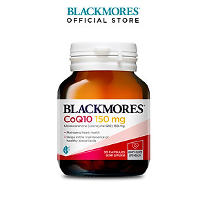 Viên Uống Bổ Tim Hỗ Trợ Sức Khỏe Blackmores CoQ10 150mg Lọ 30 Viên