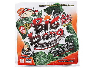 Lốc 12 Gói Snack Rong Biển Taokaenoi Big Bang Vị Mực Cay 6G