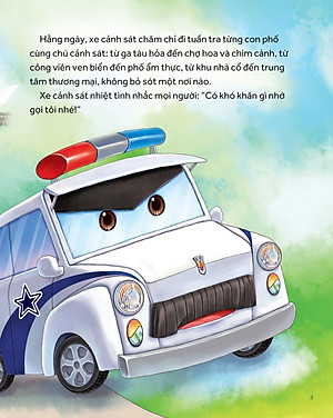 Sách Những Chiếc Xe Hiệp Sĩ: Xe Cảnh Sát Bắt Trộm (Tái Bản 2019)