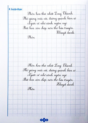 Vở Luyện Viết Chữ Đẹp Lớp 3 - Tập 2 (Biên Soạn Theo Chương Trình Sách Giáo Khoa Mới)