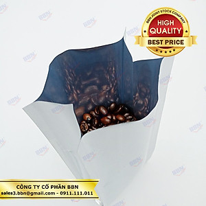 Túi 4 biên bạc 11x31 đựng 500gr cà phê 