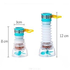 Vòi Rửa Chén Bát Hoa Sen Xoay 360 Độ Chống Văng Chống Bắn Đầu Vòi Nước Mở Rộng Tiết Kiệm Nước Tiện Ích Cho Mọi Gia Đình