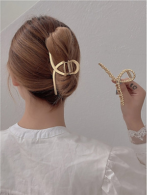 Kẹp Tóc Cặp Tóc Kim Loại Dễ Thương Phong Cách Hàn Quốc Thanh Lịch KT15