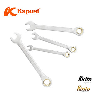 Bộ cờ lê vòng miệng tự động đảo chiều hãng KAPUSI TOOLS Nhật Bản 7 chi tiết mã k7732