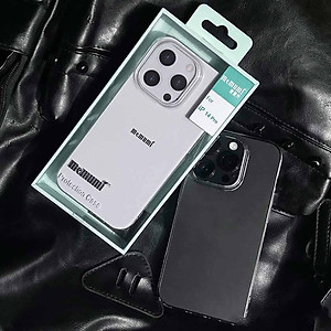 Ốp lưng siêu mỏng 0.3mm chống ố cho iPhone 17 Pro Max / 17 Pro / 17 Air / 17 / 16 Pro Max / 16 Pro / 16 Plus / 16 hiệu Memumi Crystal thiết kế ôm sát máy, chống sốc , chống trầy xước - Hàng nhập khẩu