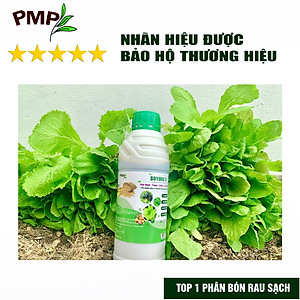Phân SOYMIC V PMP Siêu Phân Bón Ủ Vi Sinh Từ Đậu Nành, Trứng, Chuối, Humic, Vi Lượng Cho Rau Sạch 1000ml
