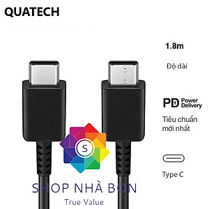 Cáp sạc nhanh Type C to Type C dùng cho SamSung Galaxy Note 22, 23,24 Ultral, Fold 3 Fold 4 - hàng chính hãng