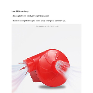 Máy Bơm Điện Đa Năng Hút Và Thổi Hơi Dùng Để Bơm Bể Hồ Phao Bơi, Nệm Túi Hơi, Bong Bóng - Hàng Nhựa ABS HT-196 Cao Cấp- Hàng Chính Hãng MINIIN