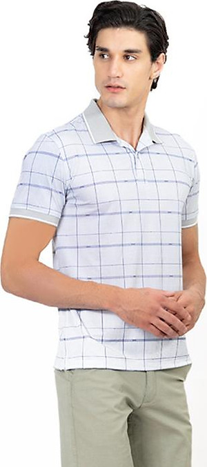 Áo Polo Nam Cổ Bo Không Túi Novelty NATMHCMCLR191106N - Xanh